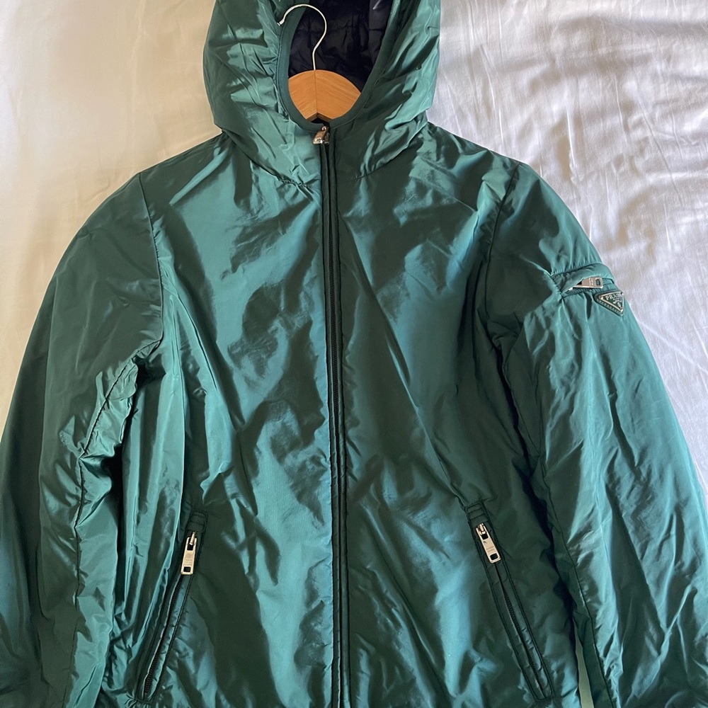 PRADA Green Kids Jacket REVERSIBLE